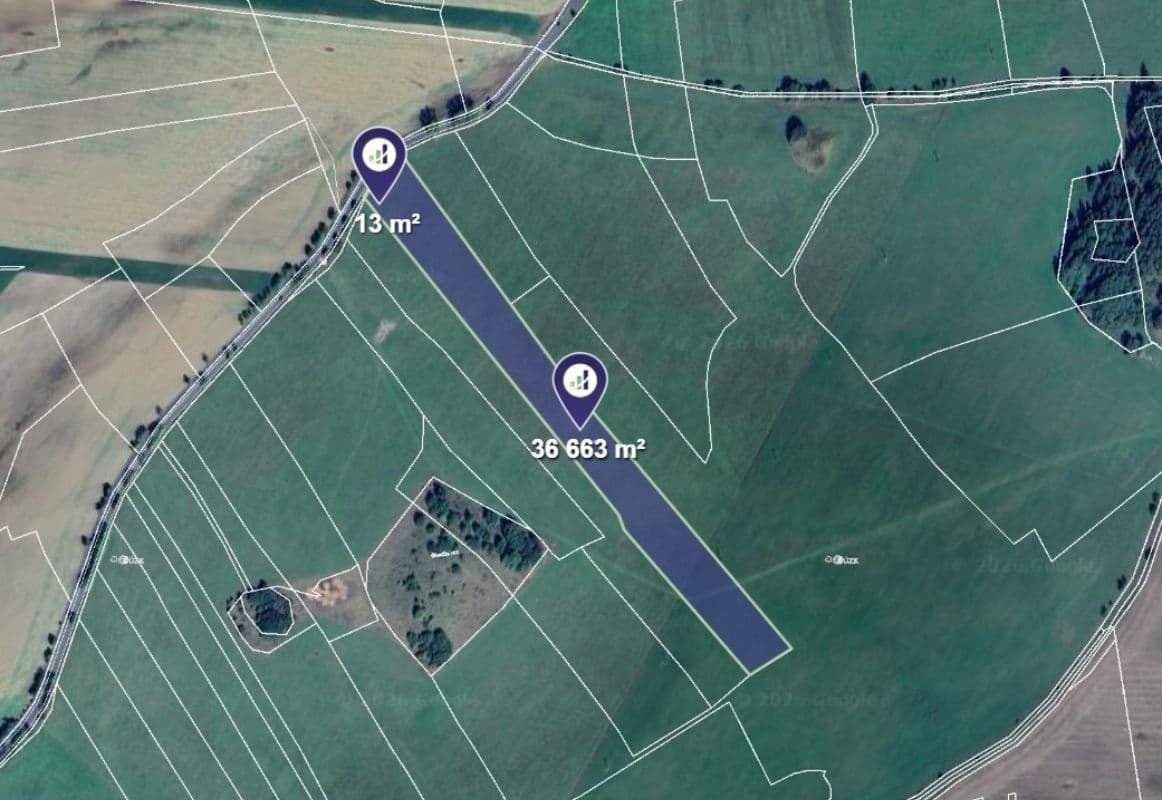 Prodej pozemku 36.676 m², Toužim, Karlovarský kraj Prodej pozemku 36.676 m², Toužim, Karlovarský kraj