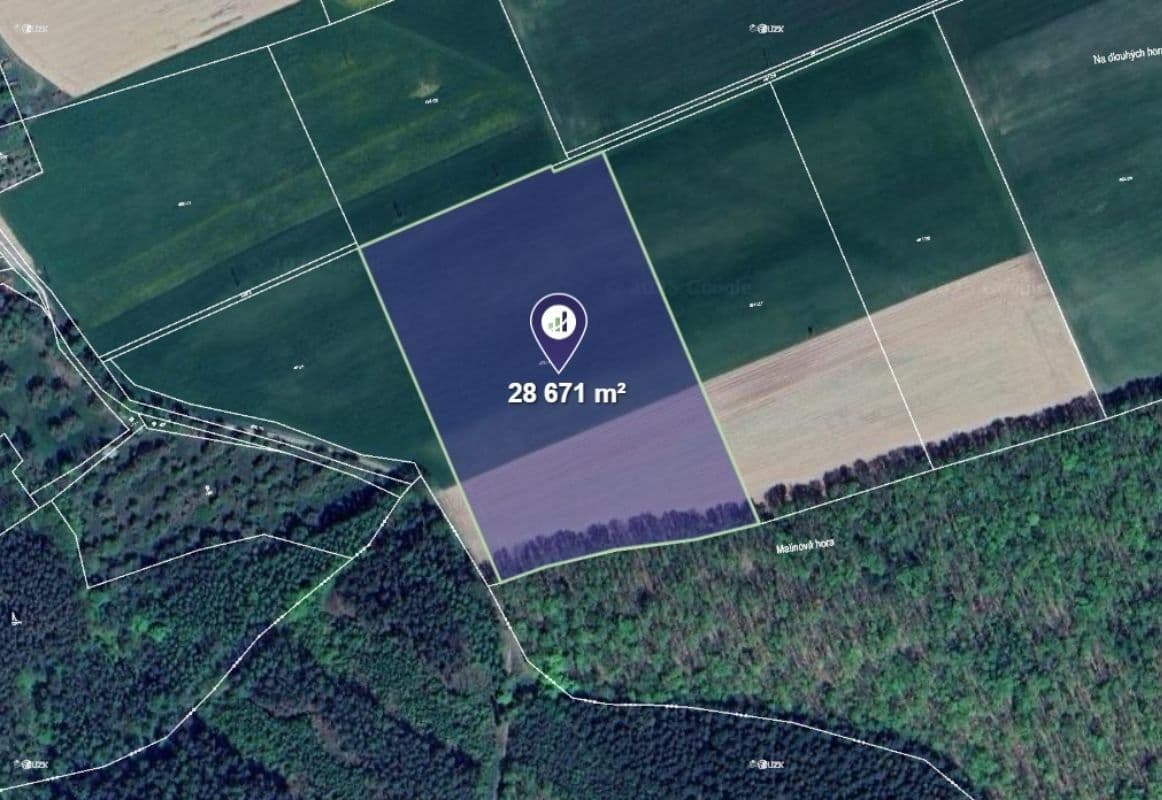 Prodej pozemku 29.079 m², Hracholusky, Středočeský kraj Prodej pozemku 29.079 m², Hracholusky, Středočeský kraj