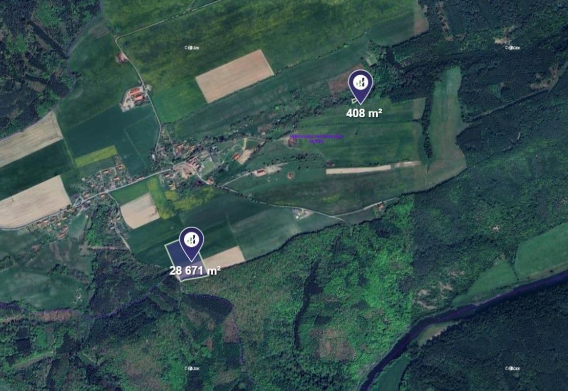 Prodej pozemku 29.079 m², Hracholusky, Středočeský kraj Prodej pozemku 29.079 m², Hracholusky, Středočeský kraj