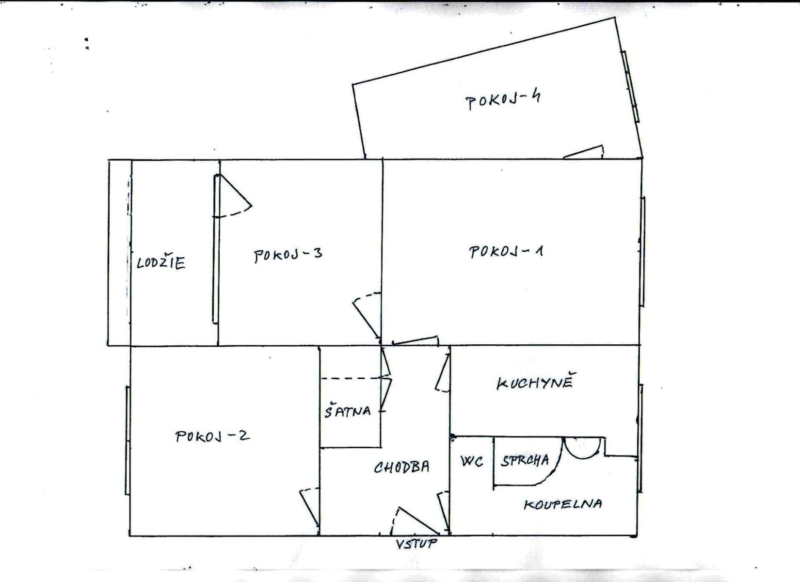 Pronájem bytu 4+1 77 m², Pod Vrchem, Plzeň, Plzeňský kraj Pronájem bytu 4+1 77 m², Pod Vrchem, Plzeň, Plzeňský kraj