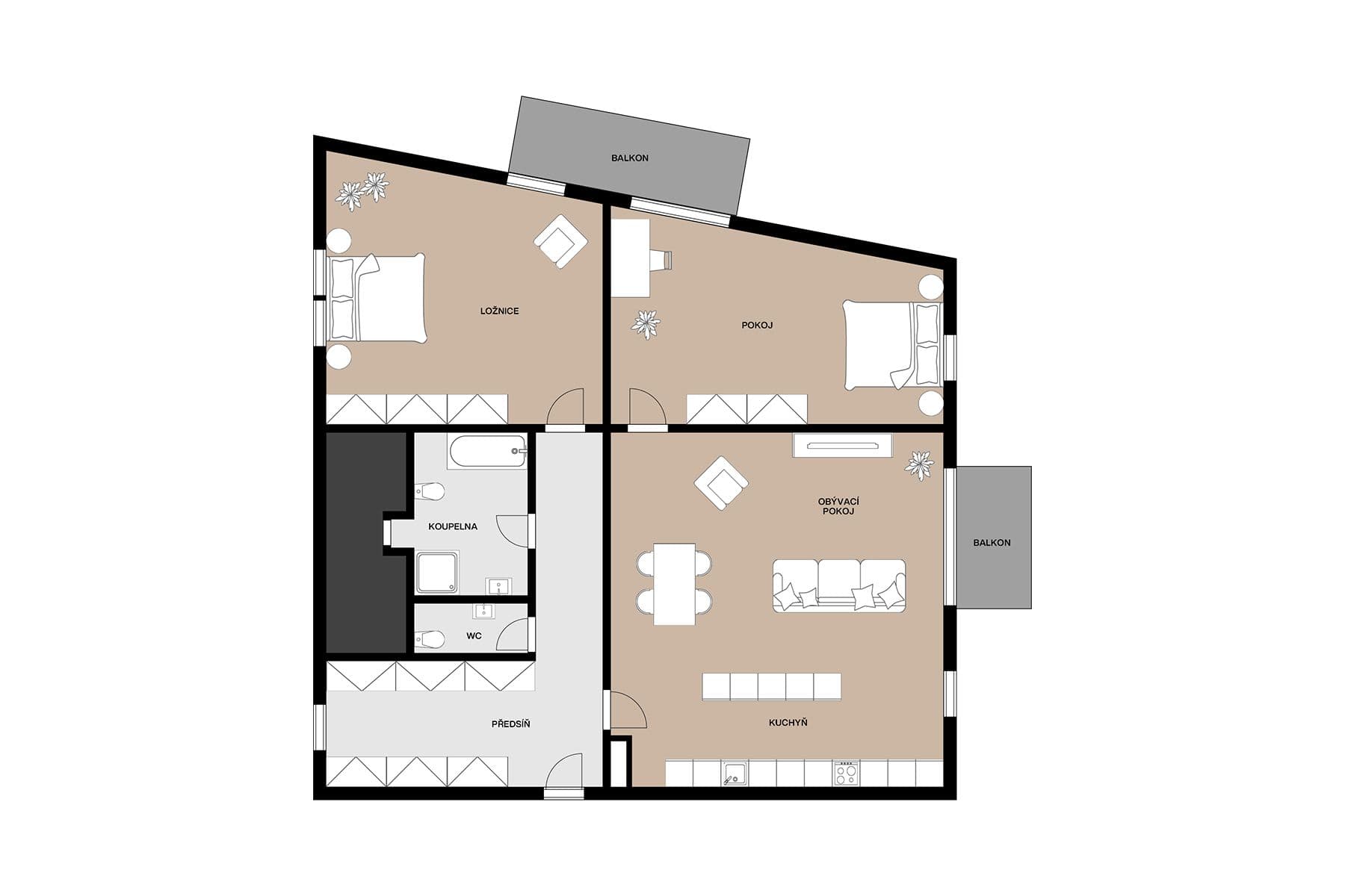 Prodej bytu 3+kk 136 m², U Kopečku, Tuchoměřice, Středočeský kraj Prodej bytu 3+kk 136 m², U Kopečku, Tuchoměřice, Středočeský kraj