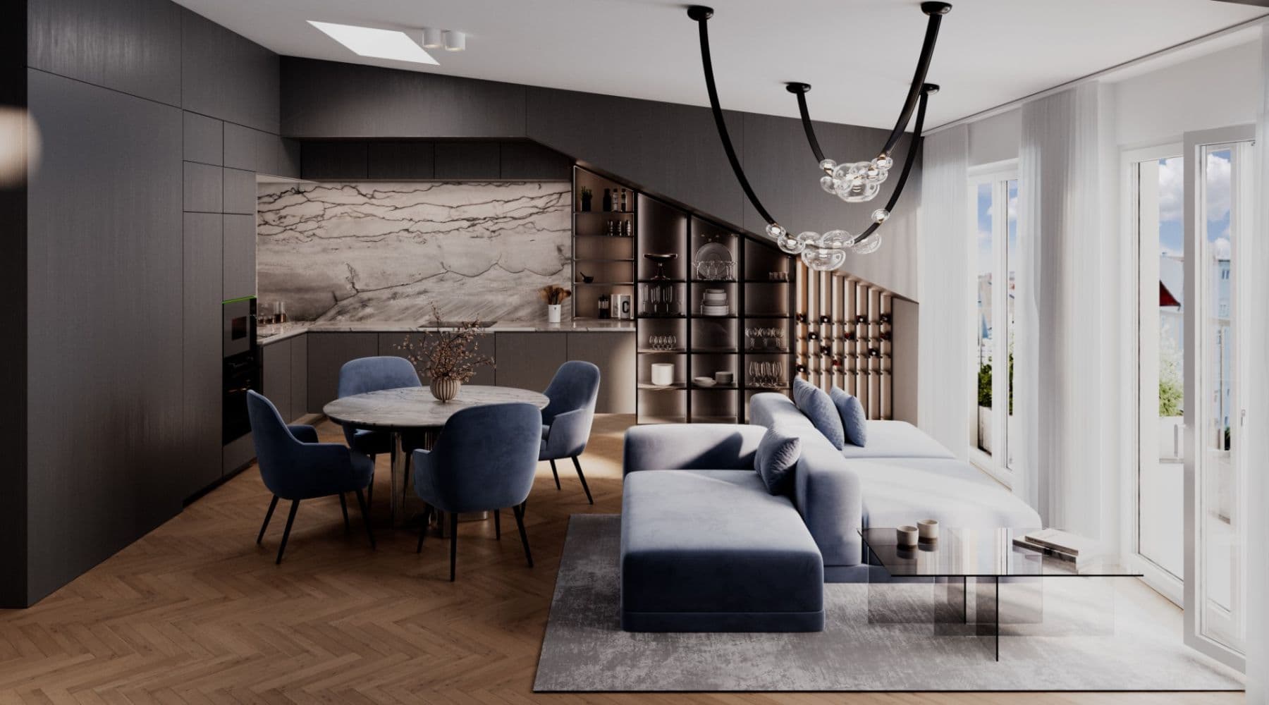 Prodej bytu 4+kk 120 m², Záhřebská, Praha, Praha Prodej bytu 4+kk 120 m², Záhřebská, Praha, Praha