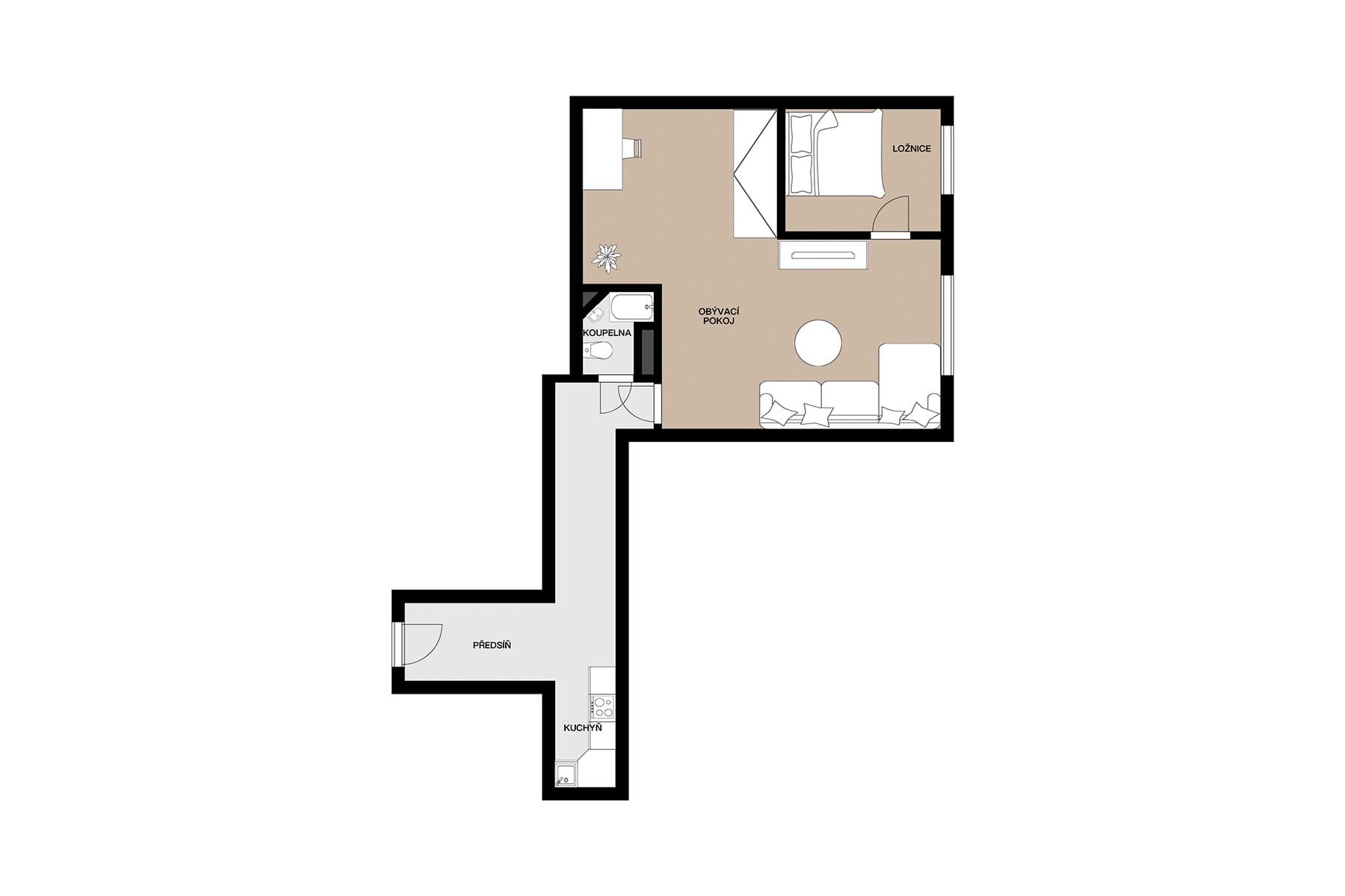 Prodej bytu 2+1 55 m², U Zeměpisného ústavu, Praha, Praha Prodej bytu 2+1 55 m², U Zeměpisného ústavu, Praha, Praha
