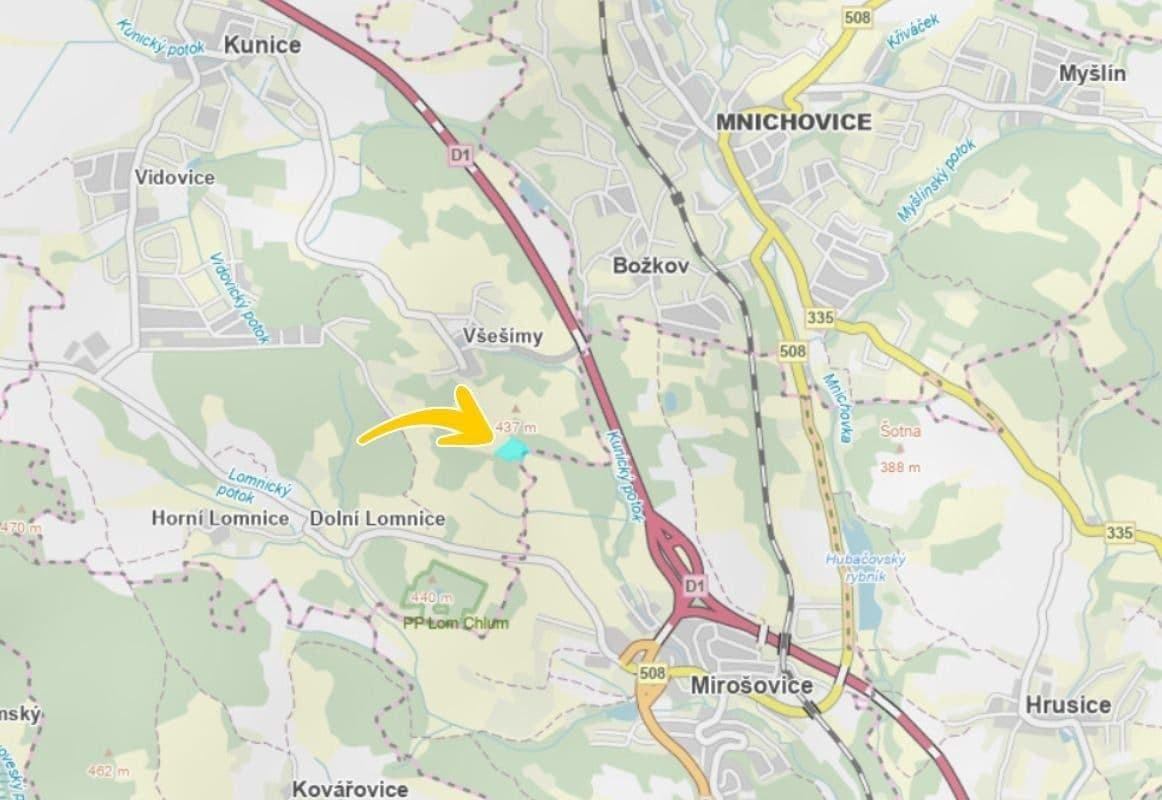 Prodej pozemku 12.861 m², Kunice, Středočeský kraj Prodej pozemku 12.861 m², Kunice, Středočeský kraj