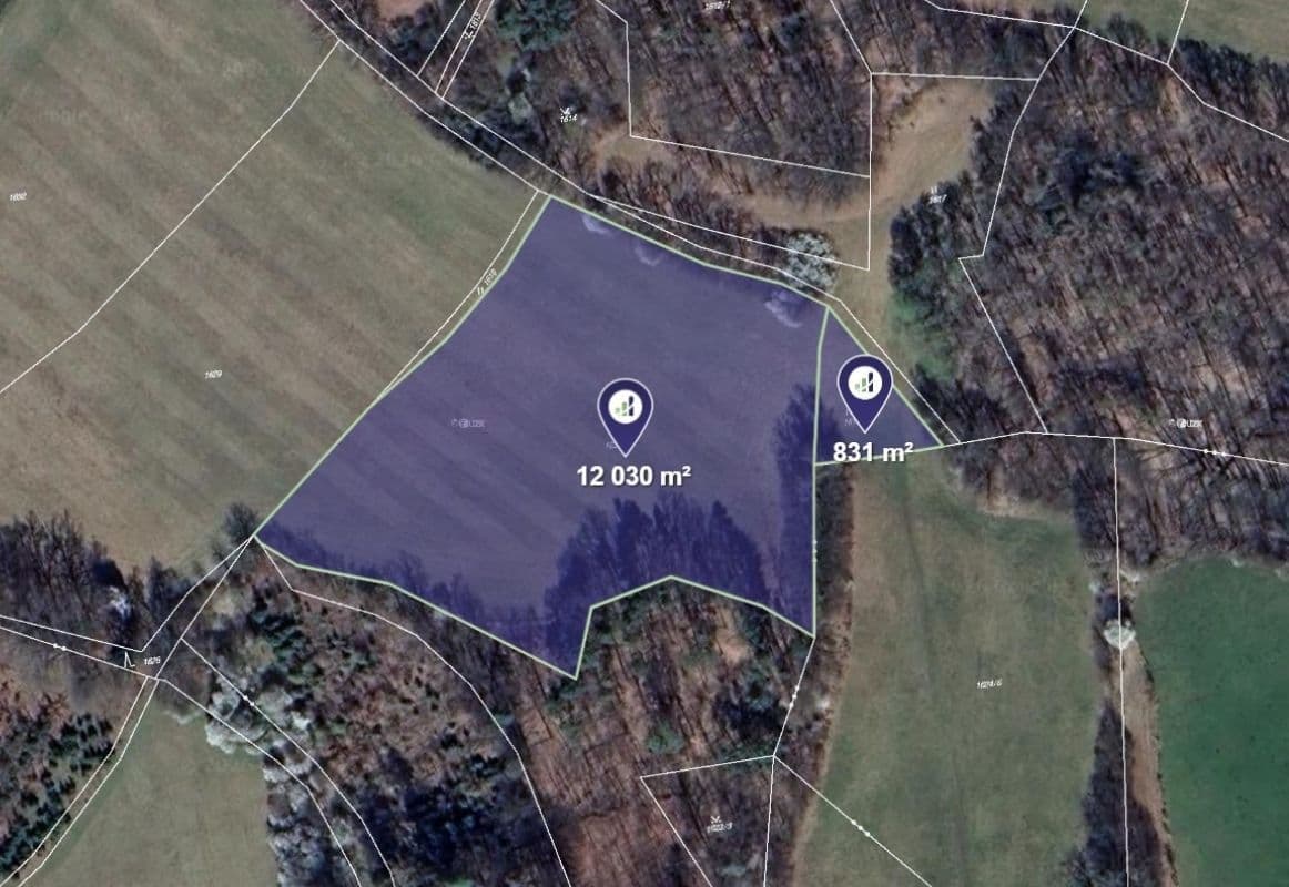 Prodej pozemku 12.861 m², Kunice, Středočeský kraj Prodej pozemku 12.861 m², Kunice, Středočeský kraj
