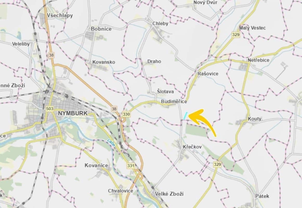 Prodej pozemku 1.249 m², Budiměřice, Středočeský kraj Prodej pozemku 1.249 m², Budiměřice, Středočeský kraj