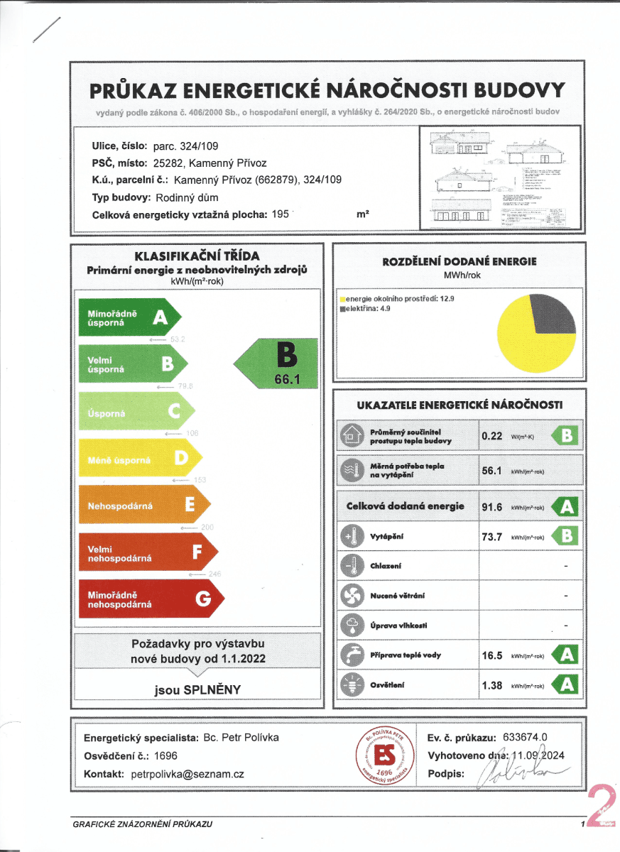 Prodej domu 152 m², pozemek 866 m², Kamenný Přívoz, Středočeský kraj Prodej domu 152 m², pozemek 866 m², Kamenný Přívoz, Středočeský kraj