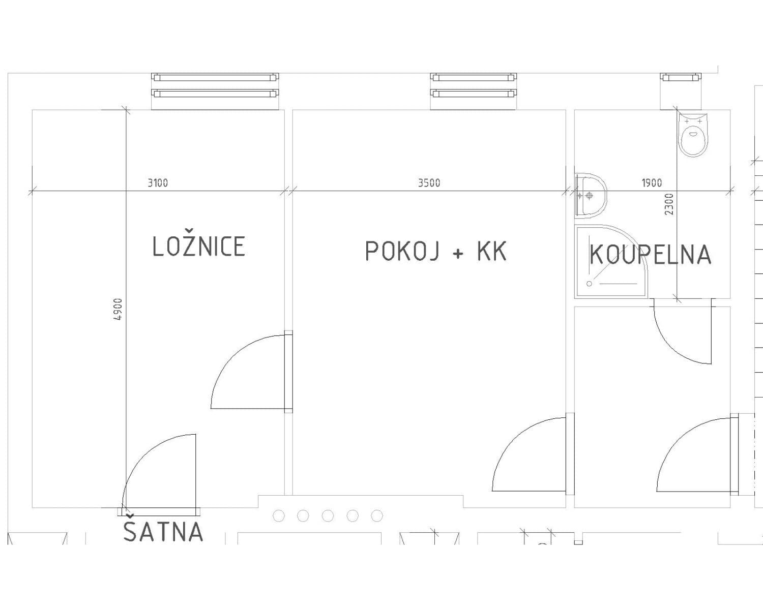 Pronájem bytu 2+kk 48 m², Pastrnkova, Brno, Jihomoravský kraj Pronájem bytu 2+kk 48 m², Pastrnkova, Brno, Jihomoravský kraj