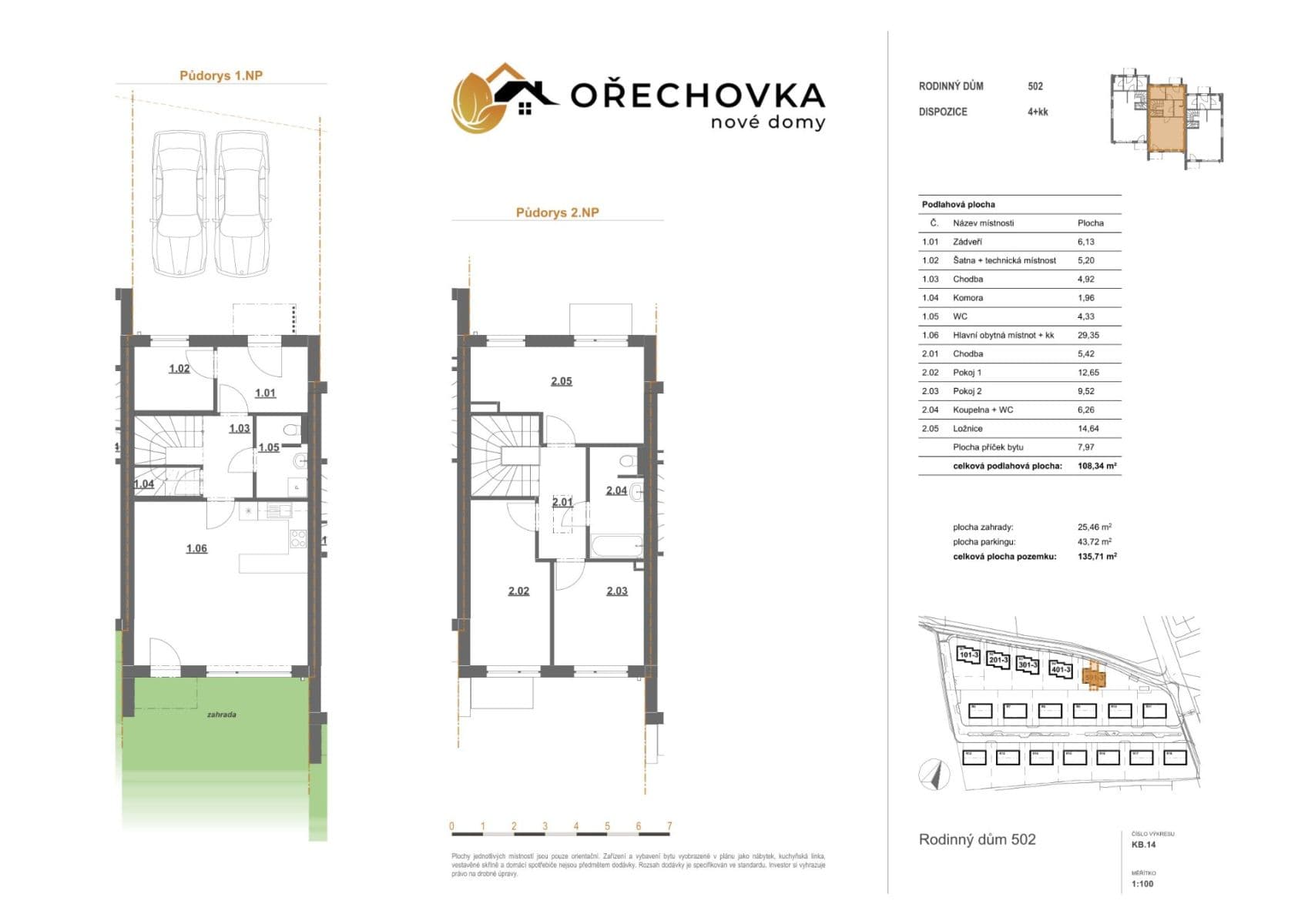 Prodej domu 108 m², pozemek 135 m², Ke Stáčišti, Kněževes, Středočeský kraj Prodej domu 108 m², pozemek 135 m², Ke Stáčišti, Kněževes, Středočeský kraj