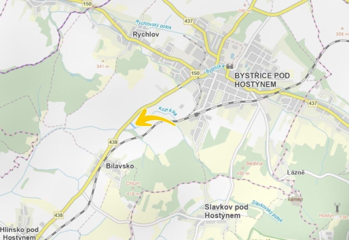 Prodej pozemku 2.060 m², Bystřice pod Hostýnem, Zlínský kraj Prodej pozemku 2.060 m², Bystřice pod Hostýnem, Zlínský kraj