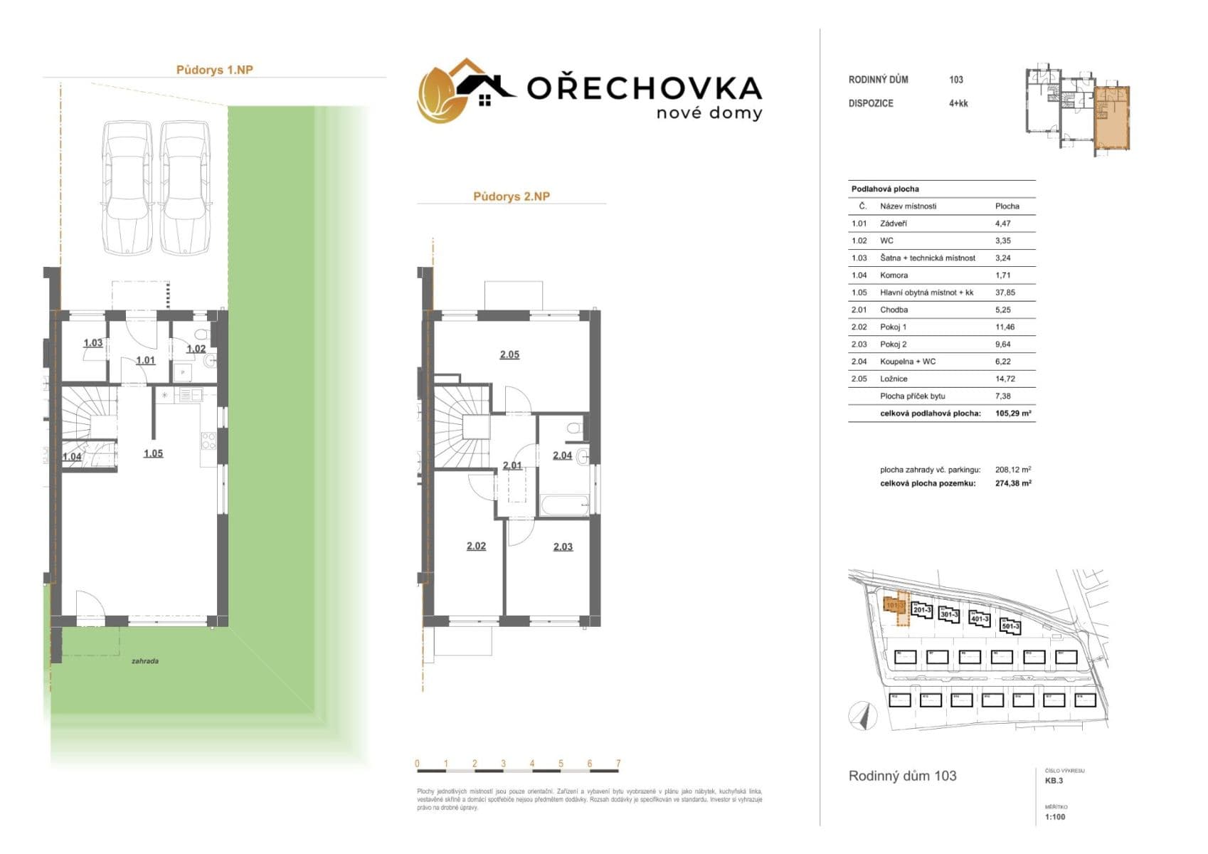 Prodej domu 105 m², pozemek 274 m², Ke Stáčišti, Kněževes, Středočeský kraj Prodej domu 105 m², pozemek 274 m², Ke Stáčišti, Kněževes, Středočeský kraj