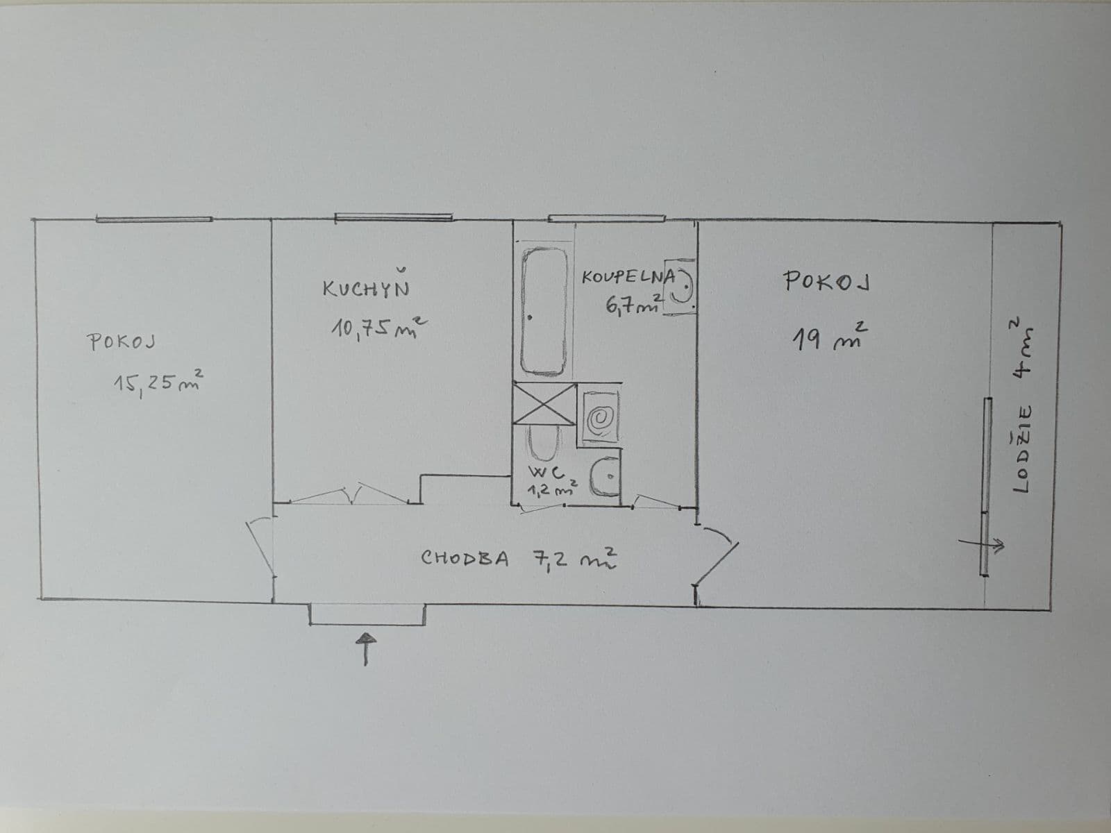 Prodej bytu 3+kk 64 m², Klánovická, Praha, Praha Prodej bytu 3+kk 64 m², Klánovická, Praha, Praha