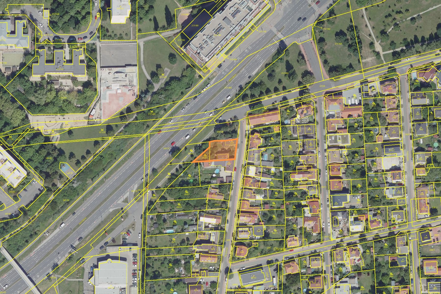 Prodej pozemku 624 m², Ke Klubovně, Praha, Praha Prodej pozemku 624 m², Ke Klubovně, Praha, Praha