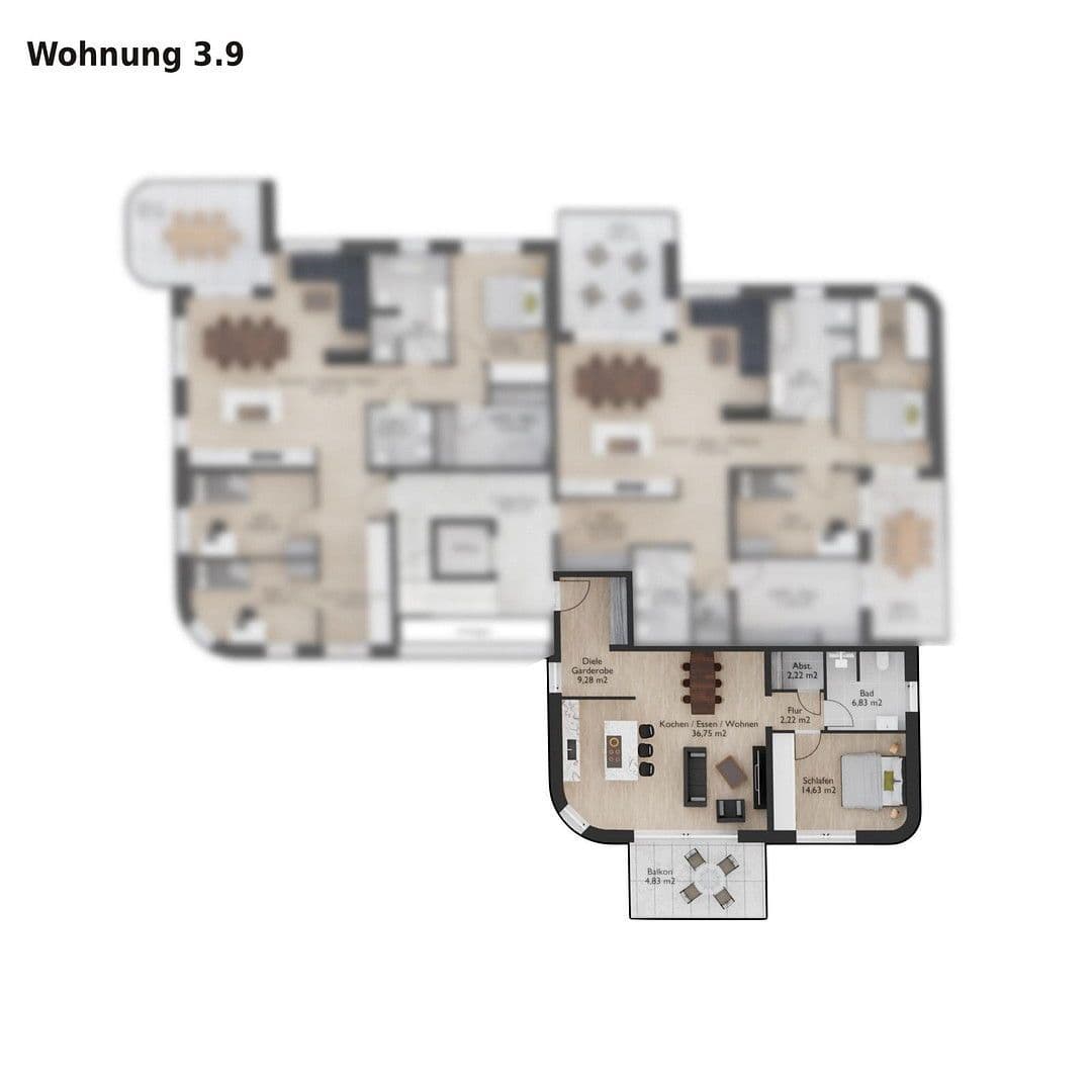 Prodej bytu 2+1 75 m², Frankfurter Str.47a-c, Limburg an der Lahn, Hessen Prodej bytu 2+1 75 m², Frankfurter Str.47a-c, Limburg an der Lahn, Hessen