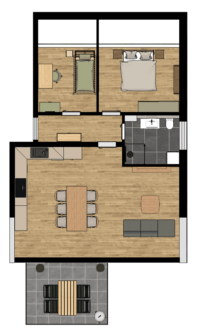 Pronájem bytu 3+1 65 m², Oberdorfstraße 1, Friesenheim, Bádensko-Württembersko Pronájem bytu 3+1 65 m², Oberdorfstraße 1, Friesenheim, Bádensko-Württembersko