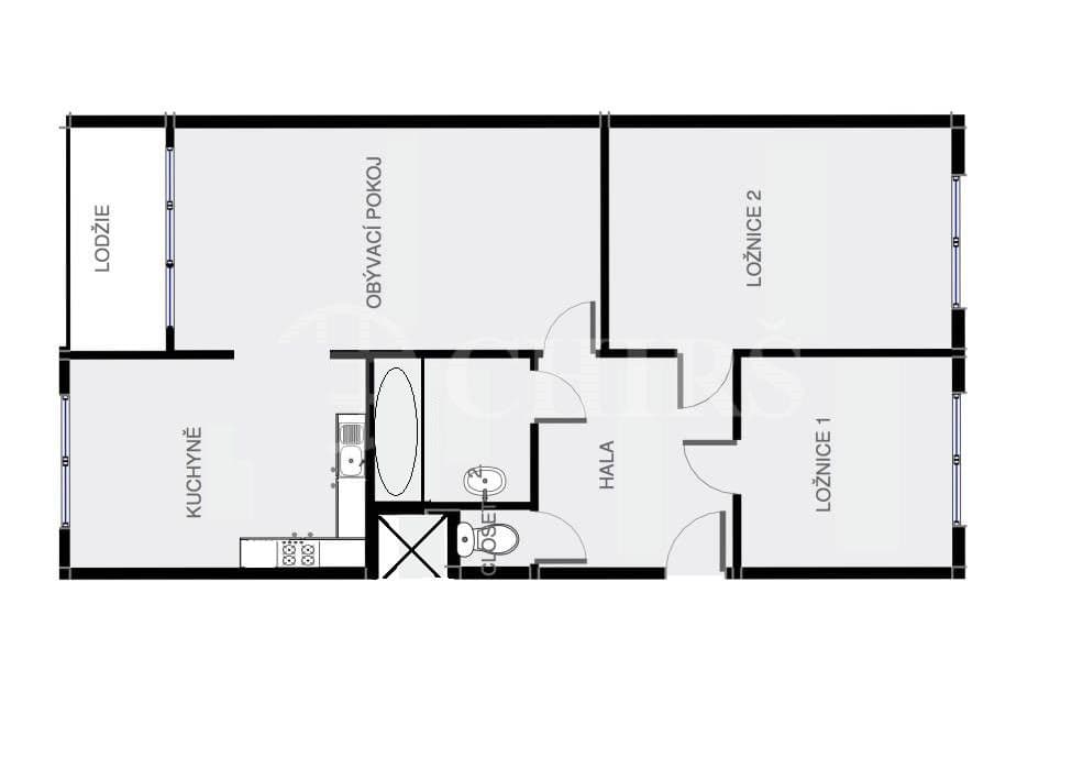 Pronájem bytu 3+1 65 m², Frýdlantská, Praha, Praha Pronájem bytu 3+1 65 m², Frýdlantská, Praha, Praha