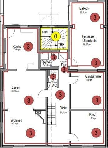 Prodej bytu 6+1 205 m², Rathausstraße 3, Forchtenberg, Bádensko-Württembersko Prodej bytu 6+1 205 m², Rathausstraße 3, Forchtenberg, Bádensko-Württembersko
