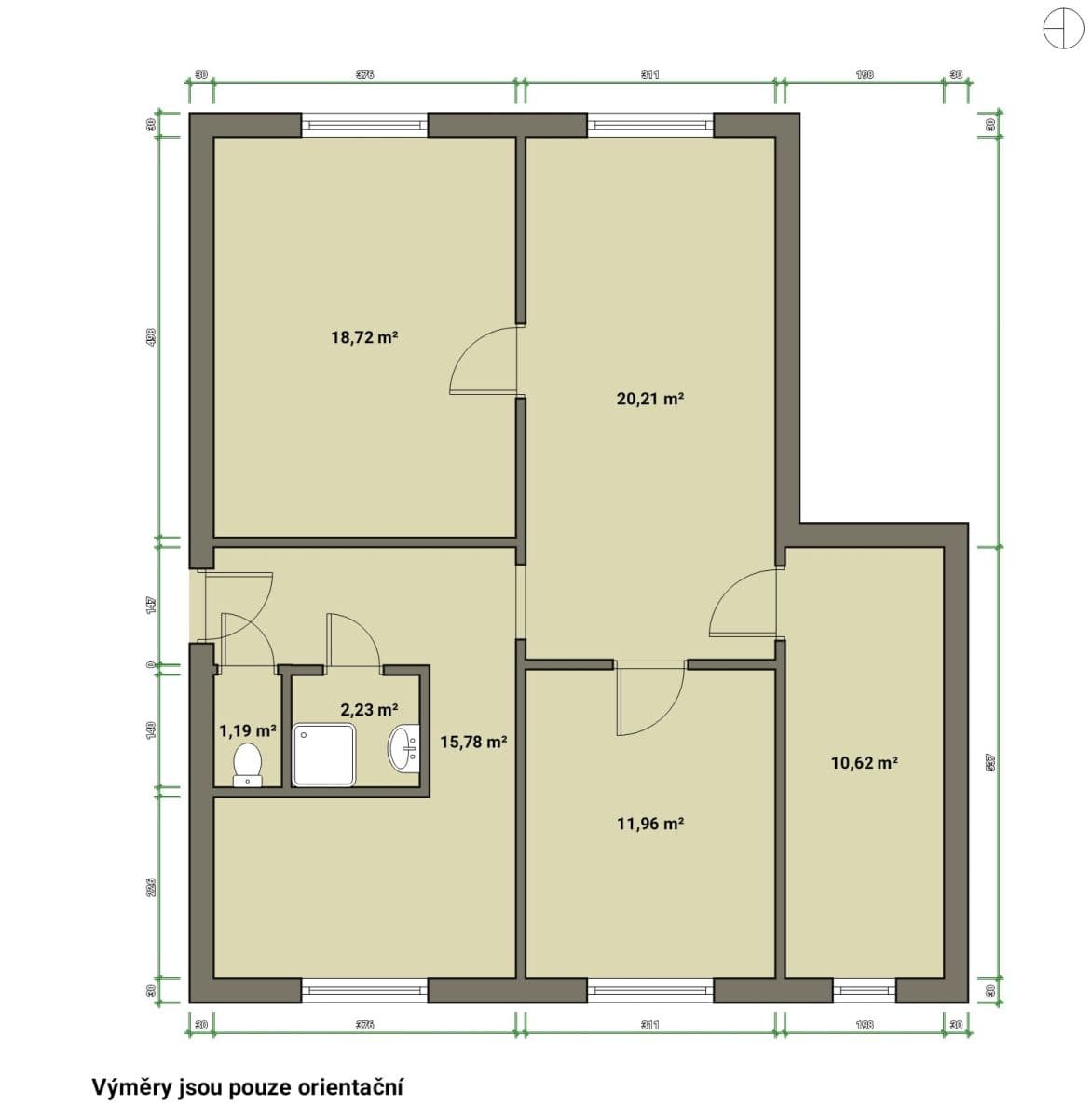Prodej bytu 4+1 81 m², 5. května, Plesná, Karlovarský kraj Prodej bytu 4+1 81 m², 5. května, Plesná, Karlovarský kraj