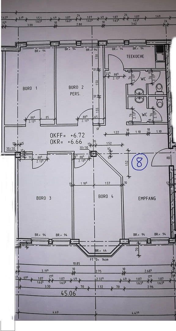 Pronájem kanceláře 106 m², Steinstraße 10, Anklam, Mecklenburg-Vorpommern Pronájem kanceláře 106 m², Steinstraße 10, Anklam, Mecklenburg-Vorpommern