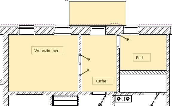 Pronájem bytu 1+1 54 m², Wuthenower Str. 1-2, Neuruppin, Braniborsko Pronájem bytu 1+1 54 m², Wuthenower Str. 1-2, Neuruppin, Braniborsko