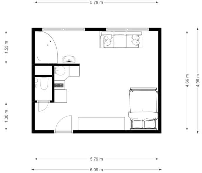 Pronájem bytu 1+kk 35 m², Bílinská, Praha, Praha Pronájem bytu 1+kk 35 m², Bílinská, Praha, Praha