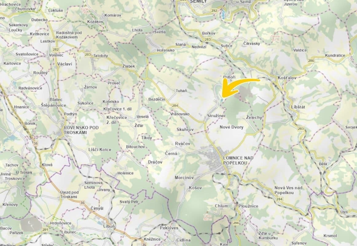 Prodej pozemku 15.134 m², Stružinec, Liberecký kraj Prodej pozemku 15.134 m², Stružinec, Liberecký kraj