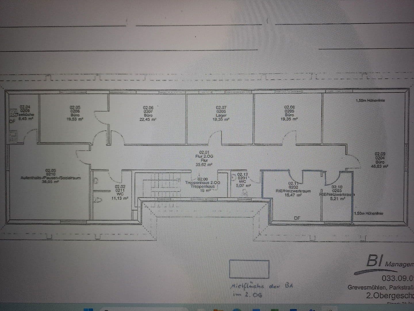 Pronájem kanceláře 247 m², Parkstraße 4a, Grevesmühlen, Mecklenburg-Vorpommern Pronájem kanceláře 247 m², Parkstraße 4a, Grevesmühlen, Mecklenburg-Vorpommern