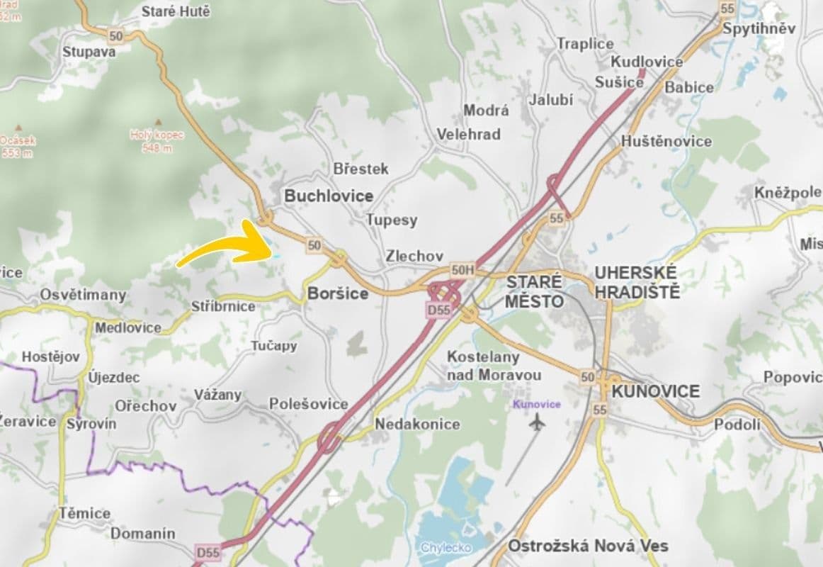 Prodej pozemku 1.282 m², Buchlovice, Zlínský kraj Prodej pozemku 1.282 m², Buchlovice, Zlínský kraj