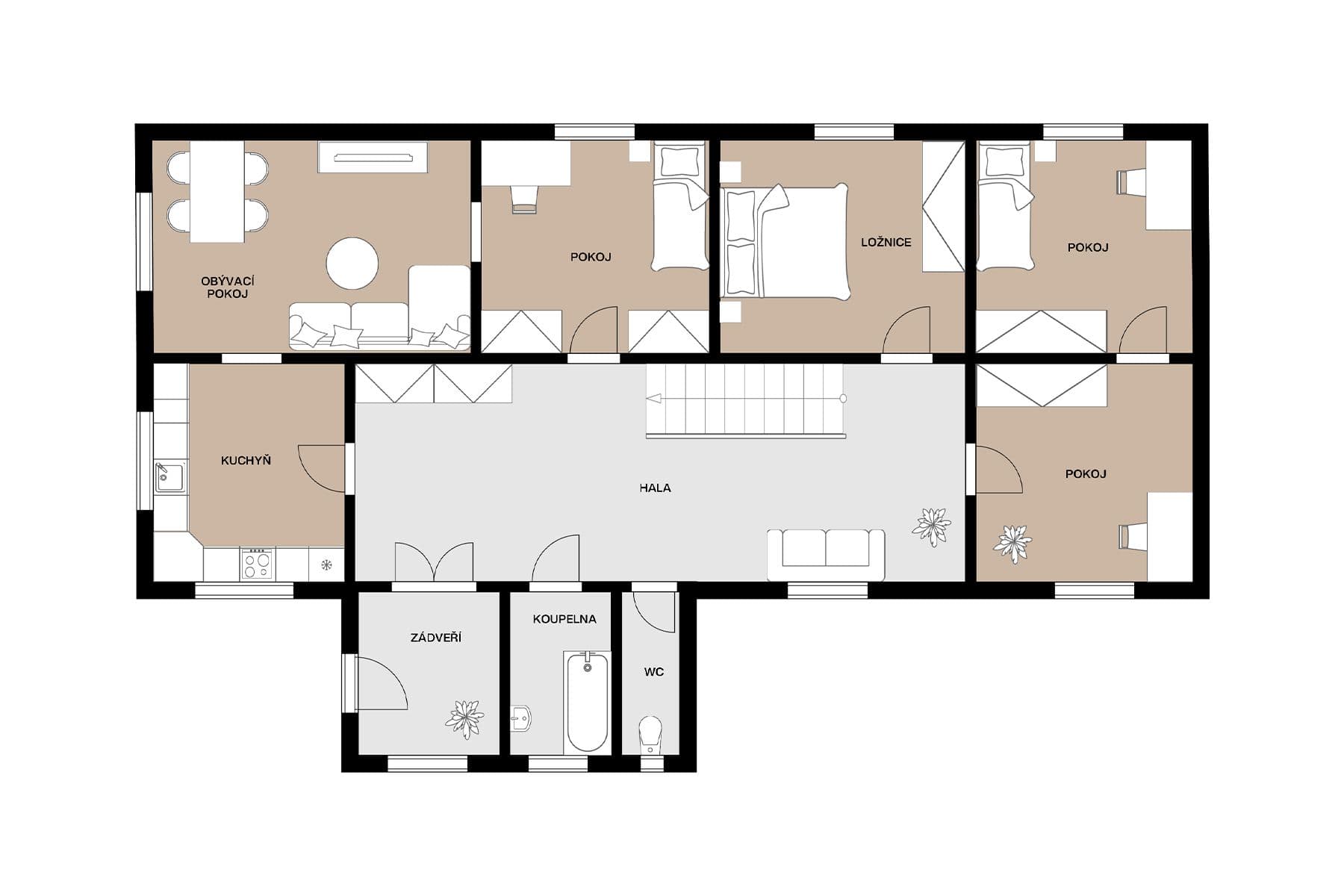 Prodej domu 185 m², pozemek 702 m², Kolmá, Chrást, Plzeňský kraj Prodej domu 185 m², pozemek 702 m², Kolmá, Chrást, Plzeňský kraj