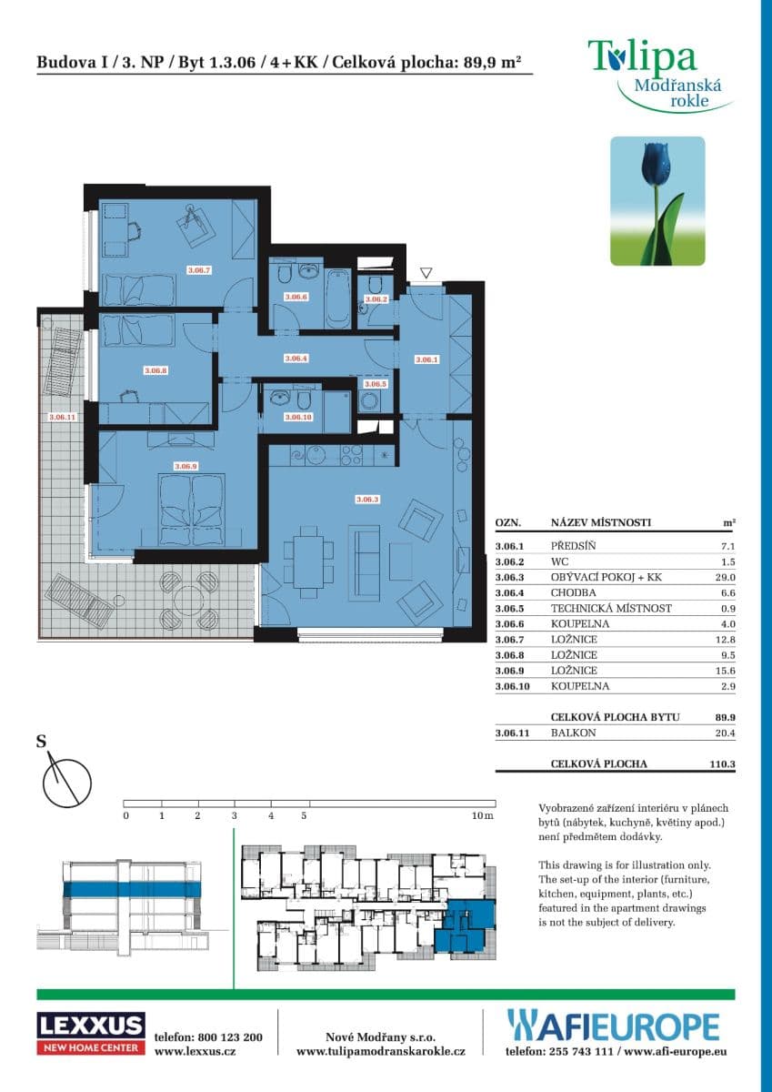 Pronájem bytu 4+kk 90 m², Generála Šišky, Praha, Praha Pronájem bytu 4+kk 90 m², Generála Šišky, Praha, Praha