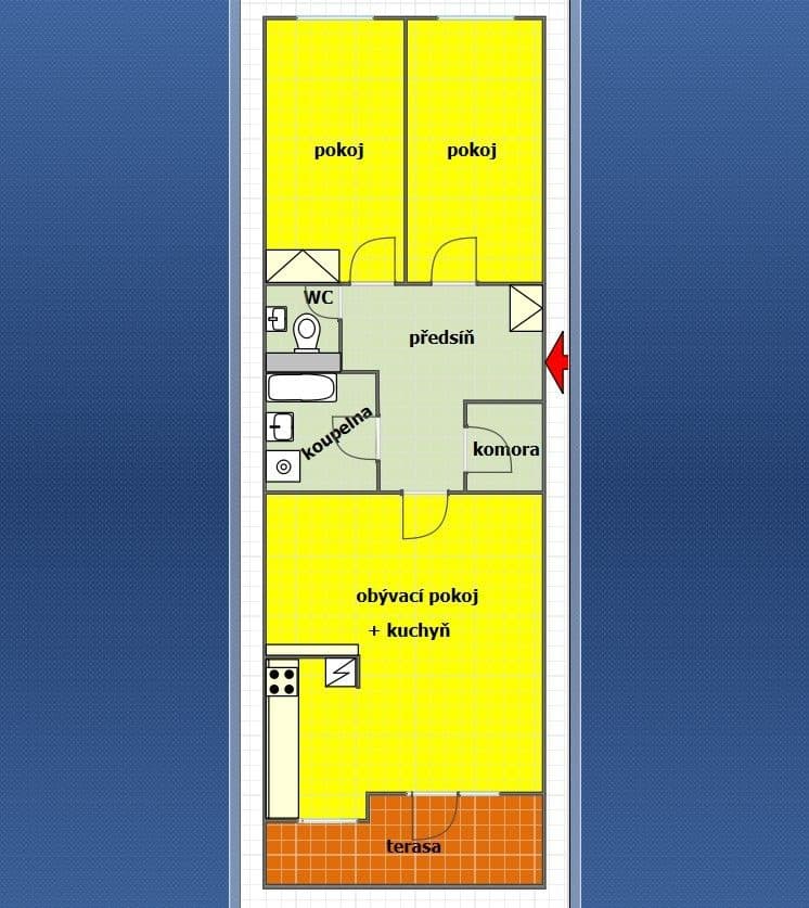 Prodej bytu 3+kk 92 m², Velká skála, Praha, Praha Prodej bytu 3+kk 92 m², Velká skála, Praha, Praha