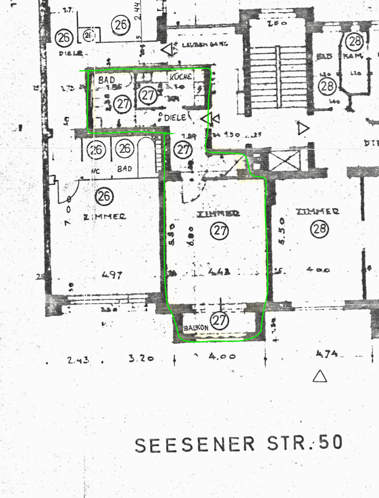 Prodej bytu 1+1 43 m², Seesener Str. 50, Berlin, Berlín Prodej bytu 1+1 43 m², Seesener Str. 50, Berlin, Berlín