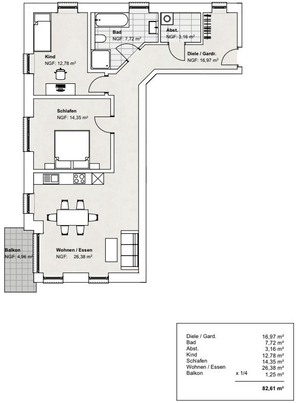 Pronájem bytu 3+1 82 m², Am Brüggeberge 14, Wolfenbüttel, Dolní Sasko Pronájem bytu 3+1 82 m², Am Brüggeberge 14, Wolfenbüttel, Dolní Sasko