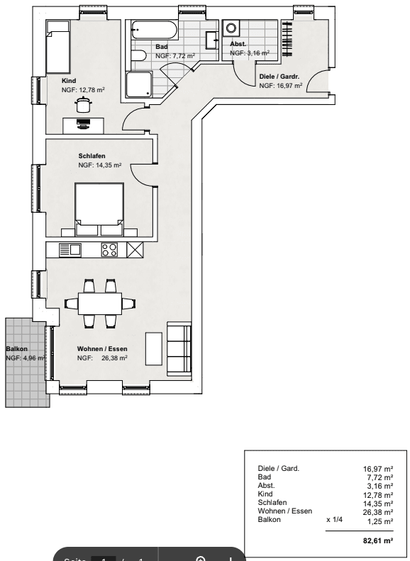 Pronájem bytu 3+1 82 m², Am Brüggeberge 14, Wolfenbüttel, Dolní Sasko Pronájem bytu 3+1 82 m², Am Brüggeberge 14, Wolfenbüttel, Dolní Sasko