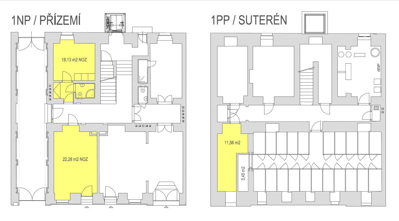 Pronájem nebytového prostoru 52 m², Sázavská, Praha, Praha Pronájem nebytového prostoru 52 m², Sázavská, Praha, Praha