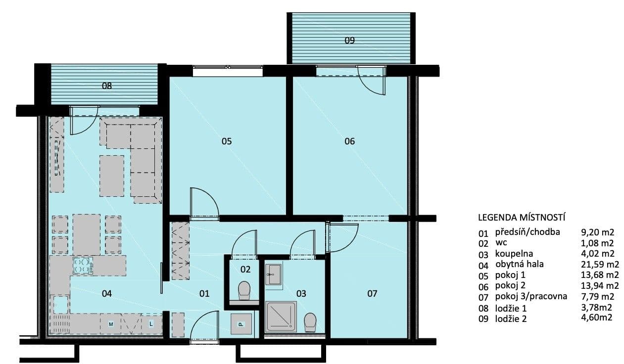Pronájem bytu 4+kk 71 m², Na Vyhlídce, Rosice, Jihomoravský kraj Pronájem bytu 4+kk 71 m², Na Vyhlídce, Rosice, Jihomoravský kraj