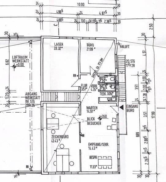 Pronájem kanceláře 160 m², Schriesheim, Bádensko-Württembersko Pronájem kanceláře 160 m², Schriesheim, Bádensko-Württembersko