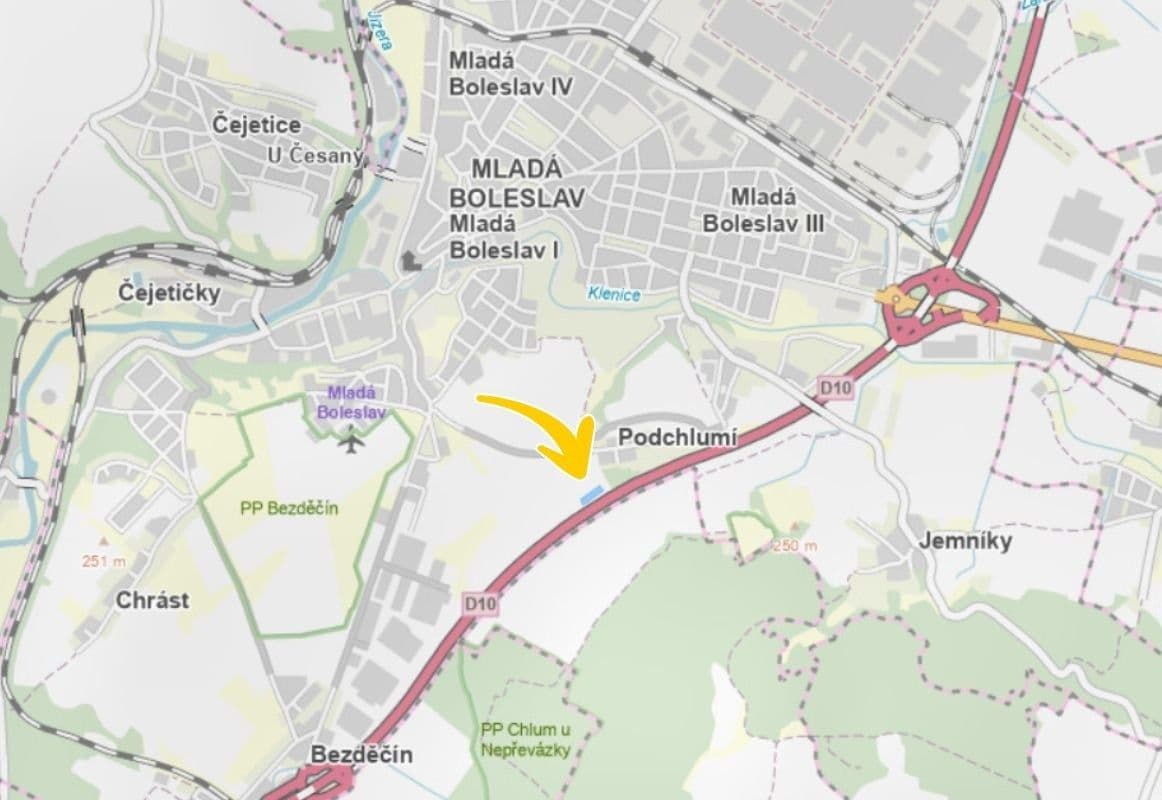 Prodej pozemku 3.766 m², Mladá Boleslav, Středočeský kraj Prodej pozemku 3.766 m², Mladá Boleslav, Středočeský kraj