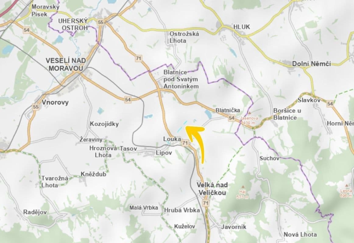 Prodej pozemku 8.228 m², Louka, Jihomoravský kraj Prodej pozemku 8.228 m², Louka, Jihomoravský kraj