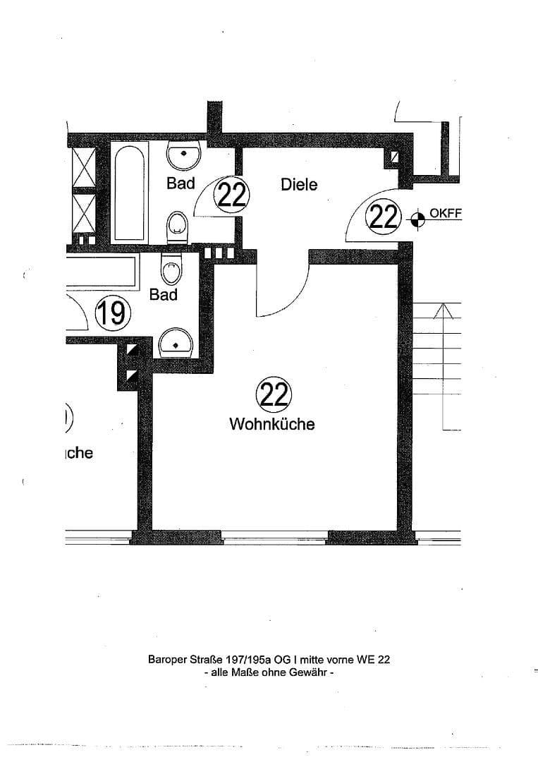 Pronájem bytu 1+1 25 m², Baroper Str. 195a, Dortmund, Severní Porýní-Vestfálsko Pronájem bytu 1+1 25 m², Baroper Str. 195a, Dortmund, Severní Porýní-Vestfálsko