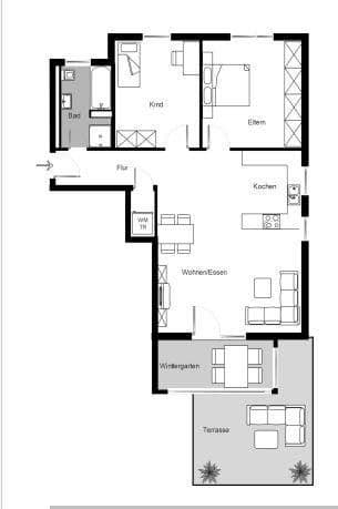 Prodej bytu 3+1 106 m², Nieder-Olm, Porýní-Falc Prodej bytu 3+1 106 m², Nieder-Olm, Porýní-Falc