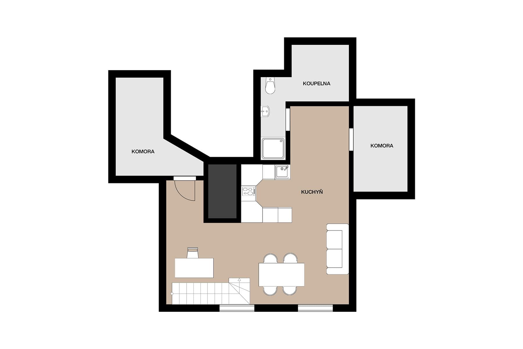Prodej bytu 4+1 138 m², Vršovické náměstí, Praha, Praha Prodej bytu 4+1 138 m², Vršovické náměstí, Praha, Praha