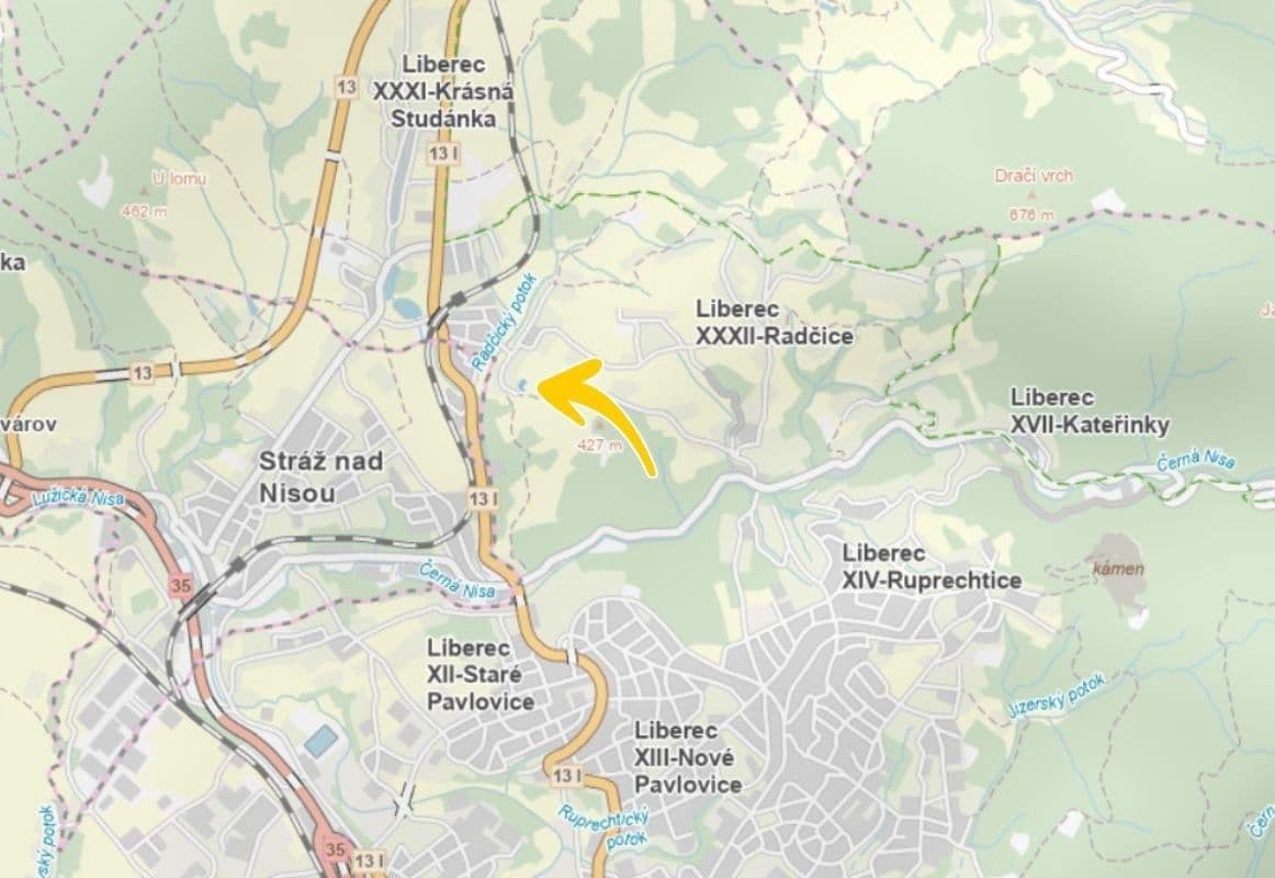 Prodej pozemku 1.000 m², Liberec, Liberecký kraj Prodej pozemku 1.000 m², Liberec, Liberecký kraj