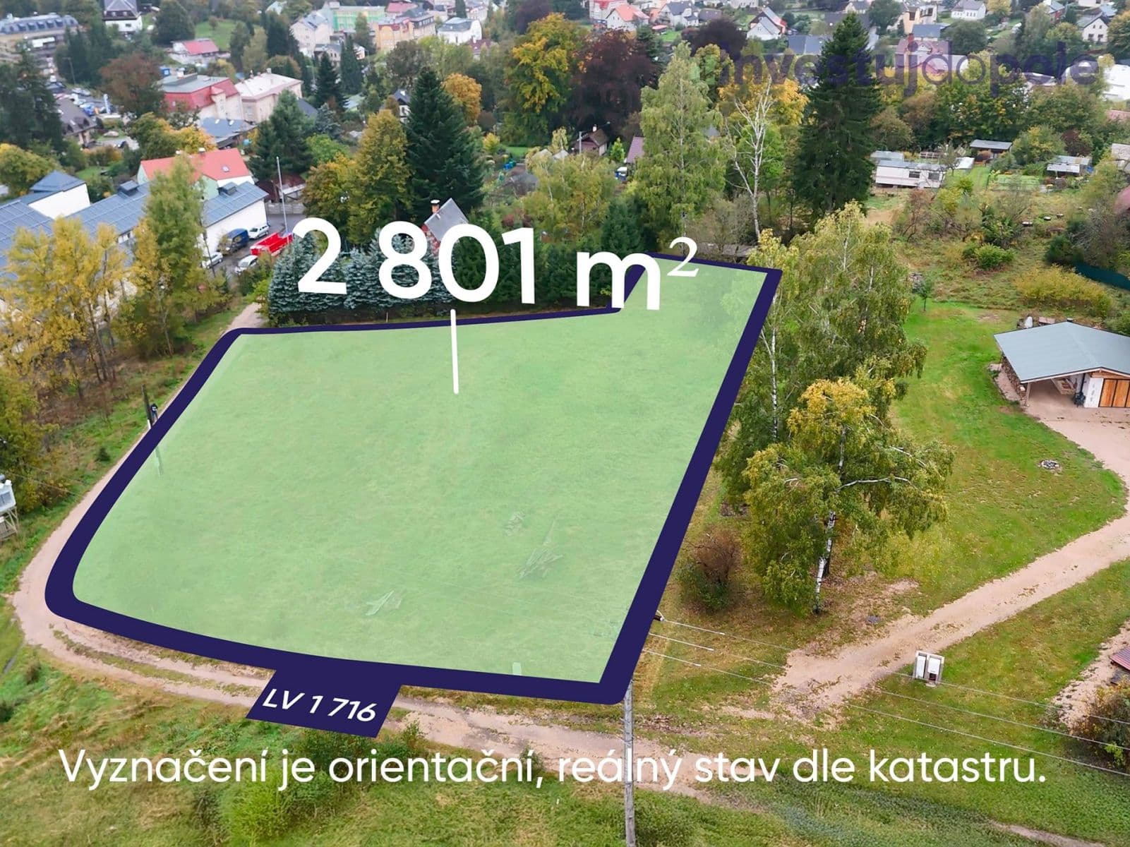 Prodej pozemku 2.801 m², Lučany nad Nisou, Liberecký kraj Prodej pozemku 2.801 m², Lučany nad Nisou, Liberecký kraj