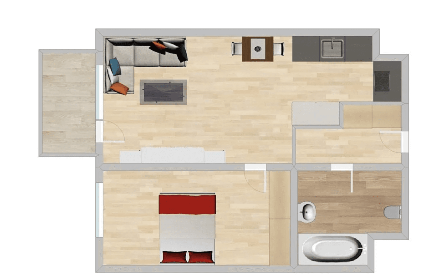 Prodej bytu 2+kk 48 m², K Metru, Praha, Praha Prodej bytu 2+kk 48 m², K Metru, Praha, Praha