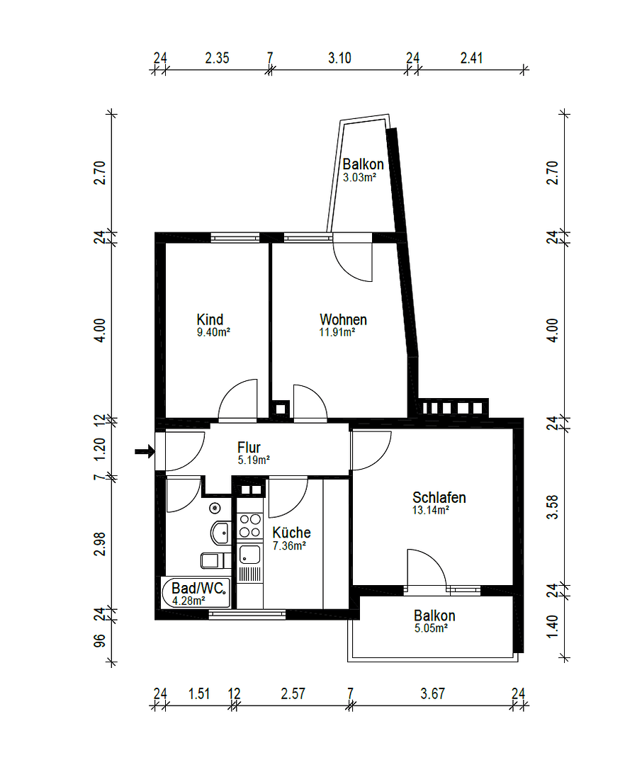 Pronájem bytu  13 m², Heilbronn, Bádensko-Württembersko Pronájem bytu  13 m², Heilbronn, Bádensko-Württembersko