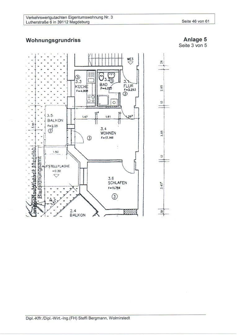 Pronájem bytu 2+1 41 m², Lutherstr.6, Magedburg, Sasko-Anhaltsko Pronájem bytu 2+1 41 m², Lutherstr.6, Magedburg, Sasko-Anhaltsko