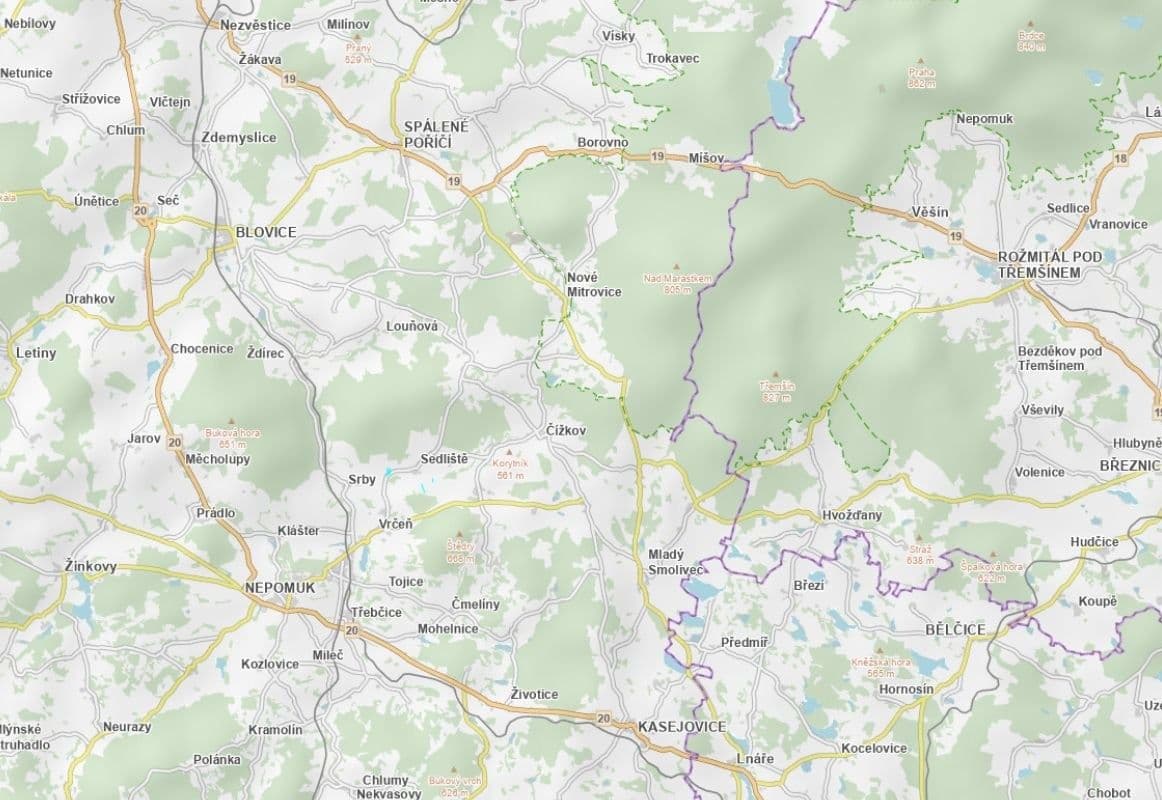 Prodej pozemku 26.130 m², Sedliště, Plzeňský kraj Prodej pozemku 26.130 m², Sedliště, Plzeňský kraj