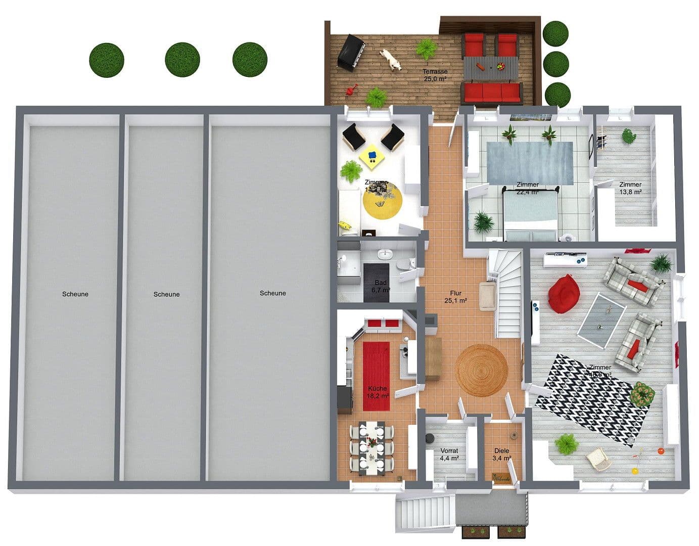 Prodej domu 310 m², pozemek 912 m², Morschen, Hessen Prodej domu 310 m², pozemek 912 m², Morschen, Hessen