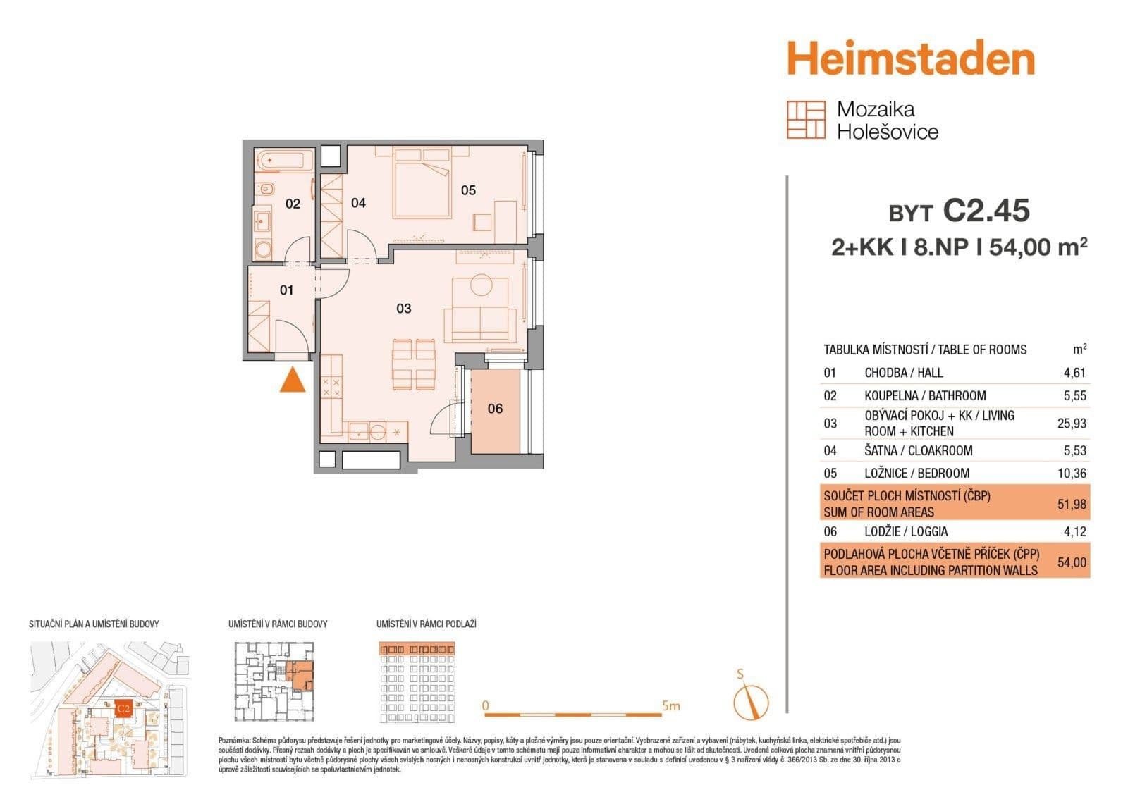 Pronájem bytu 2+kk 54 m², U Pergamenky, Praha, Praha Pronájem bytu 2+kk 54 m², U Pergamenky, Praha, Praha